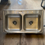 Used RV Kitchen Sink 33” W X 19” L