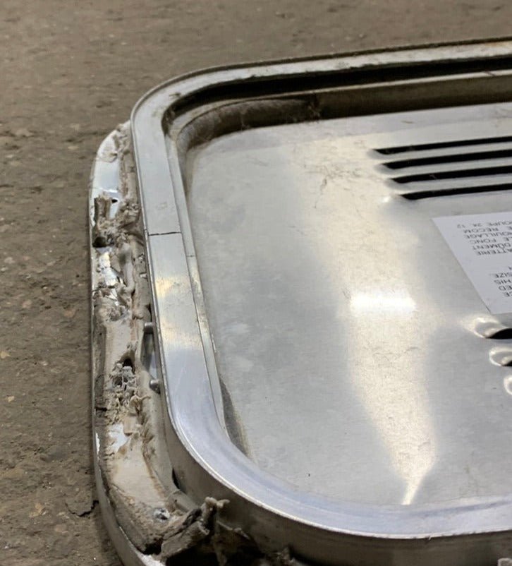 Used RV Radius Battery / Propane Cargo Door 13 3/4