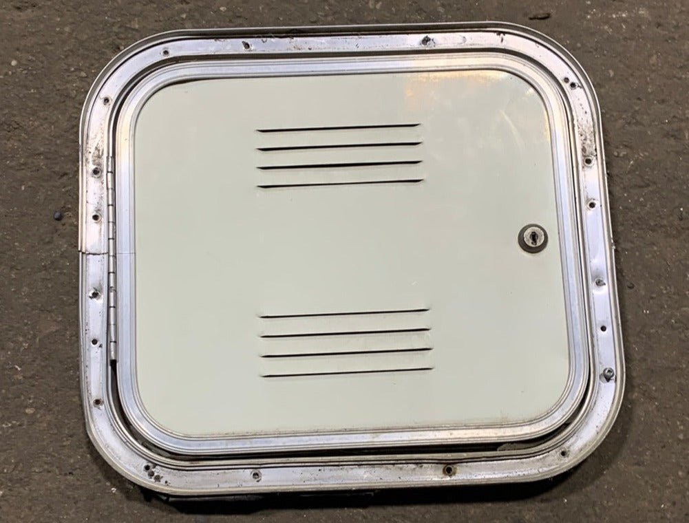 Used RV Radius Battery / Propane Cargo Door 13 3/4