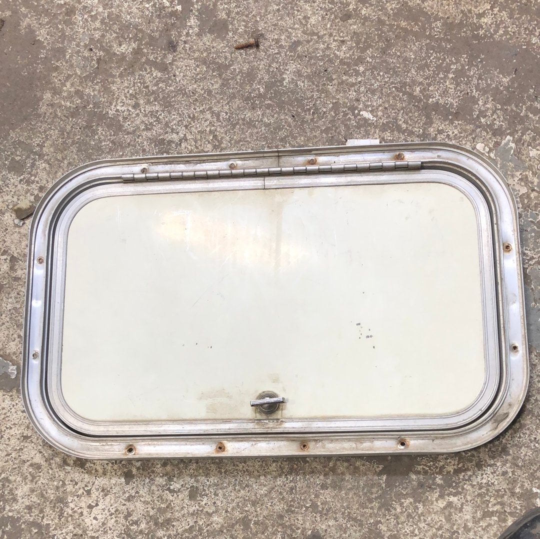 Used RV Radius Cargo / compartment Door 18 x 11 - Young Farts RV Parts