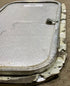 Used RV Radius Cargo / compartment Door 19 3/4 x 10 7/8" x 5/8" - Young Farts RV Parts