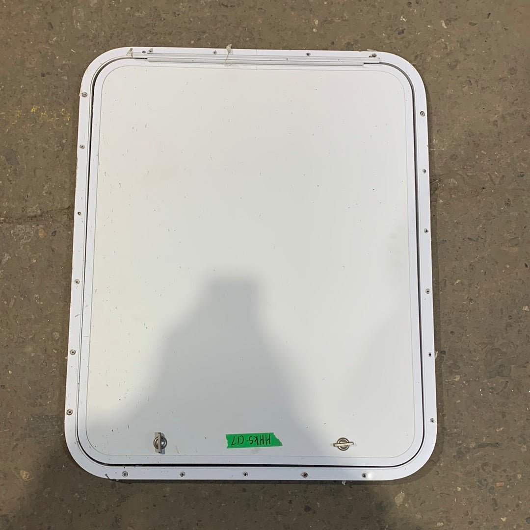 Used RV Radius Cargo / compartment Door 29 3/4