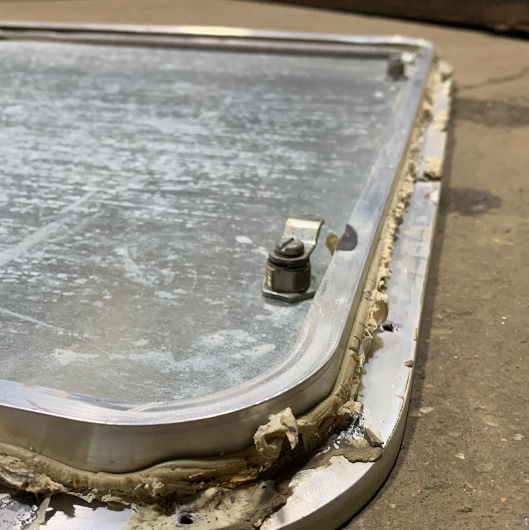 Used RV Radius Cargo / Compartment Door 29 3/4