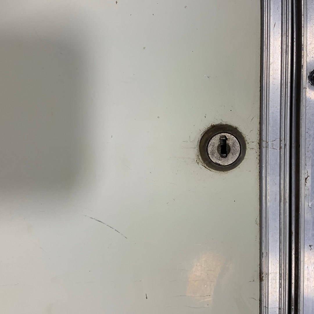 Used RV Radius Cargo / Compartment Door 29 3/4