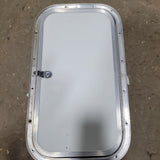 Used RV Radius Cargo Door 19 3/4 W X 10 3/4 H