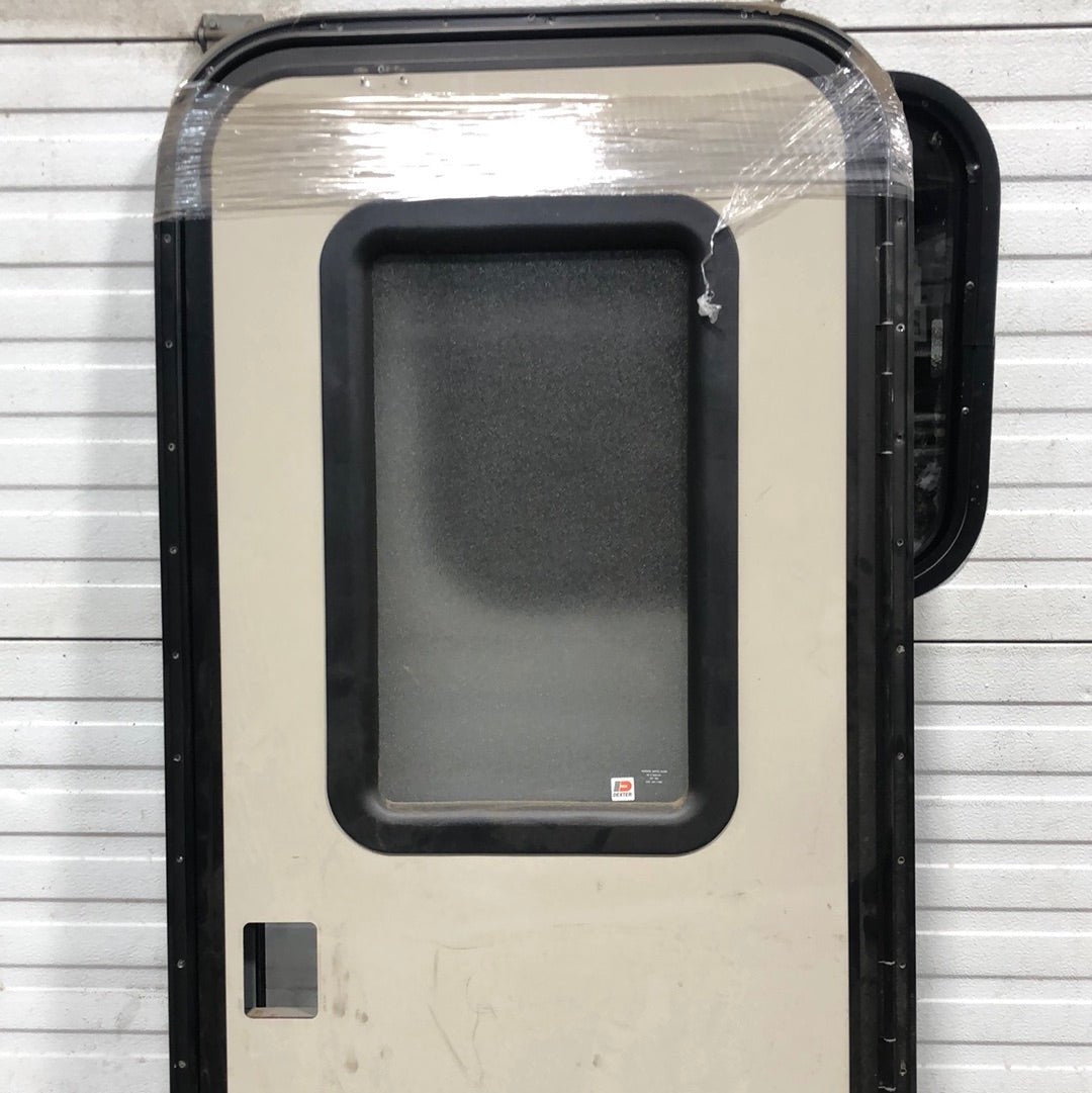 Used Rv Radius Entry Door 25 1/2 x 71 1/2 Coachmen 5050RC - Young Farts RV Parts