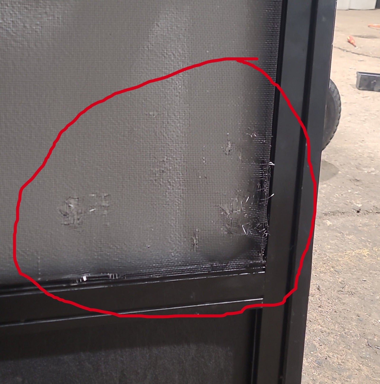 Used RV Radius Entry Door 29 1/2