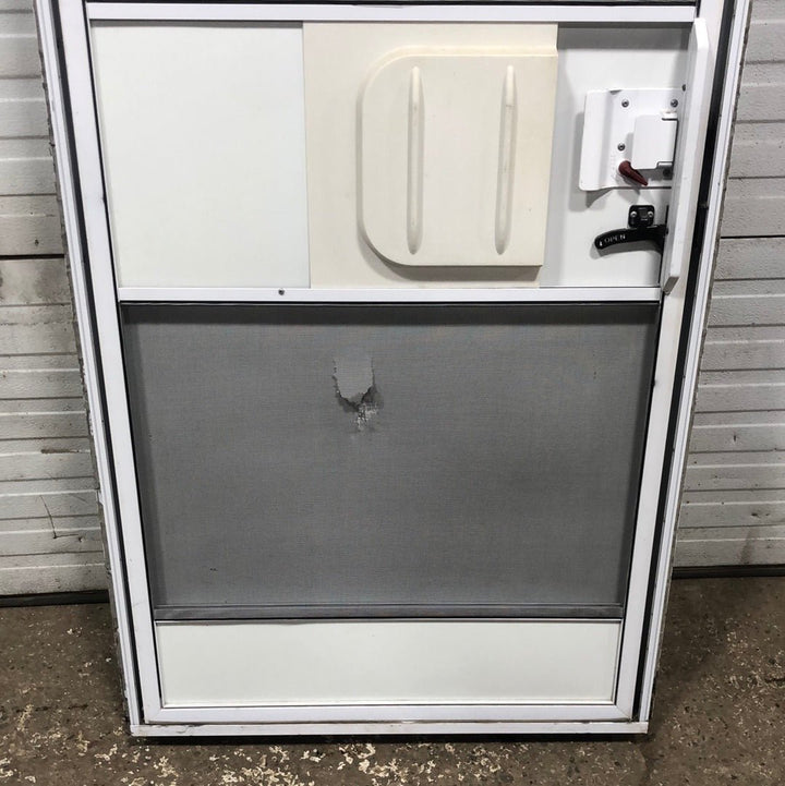 Used Rv Radius Entry Door 29 1/2 x 70 1/4 - Young Farts RV Parts