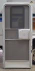 Used RV Radius Entry Door 29 3/4" W x 70" H - Young Farts RV Parts