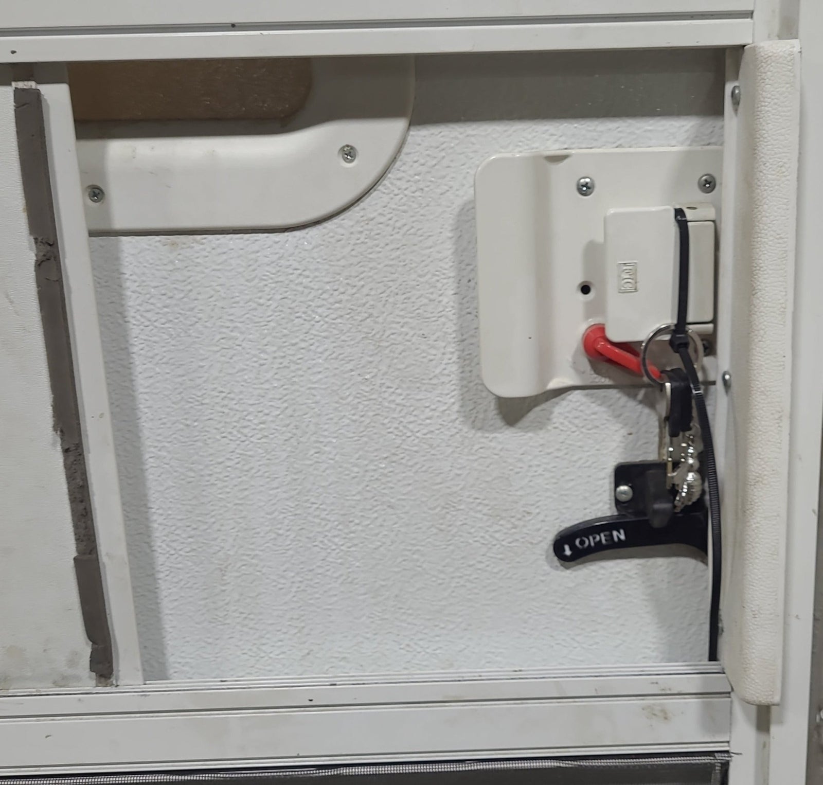 Used RV Radius Entry Door 29 3/8