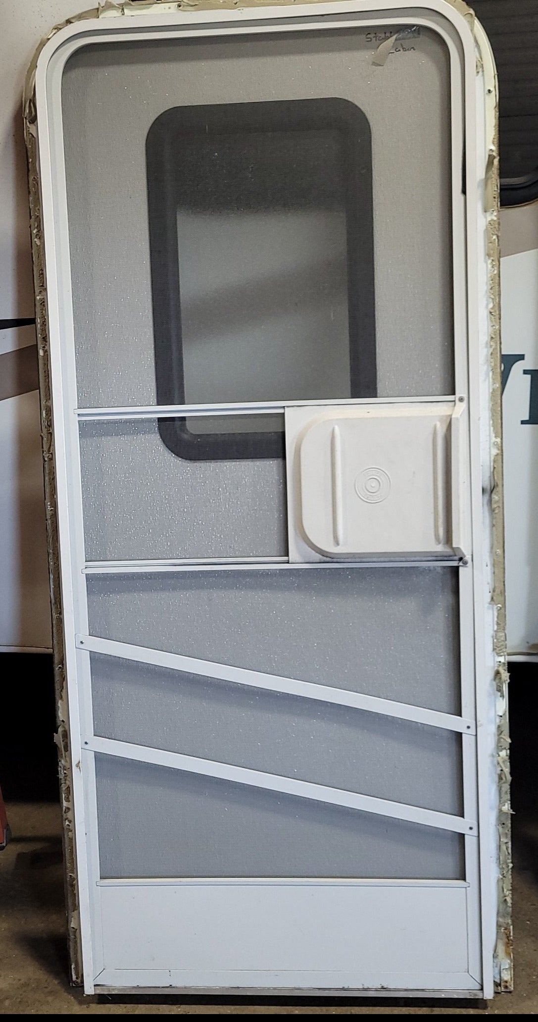Used RV Radius Entry Door 30 1/2