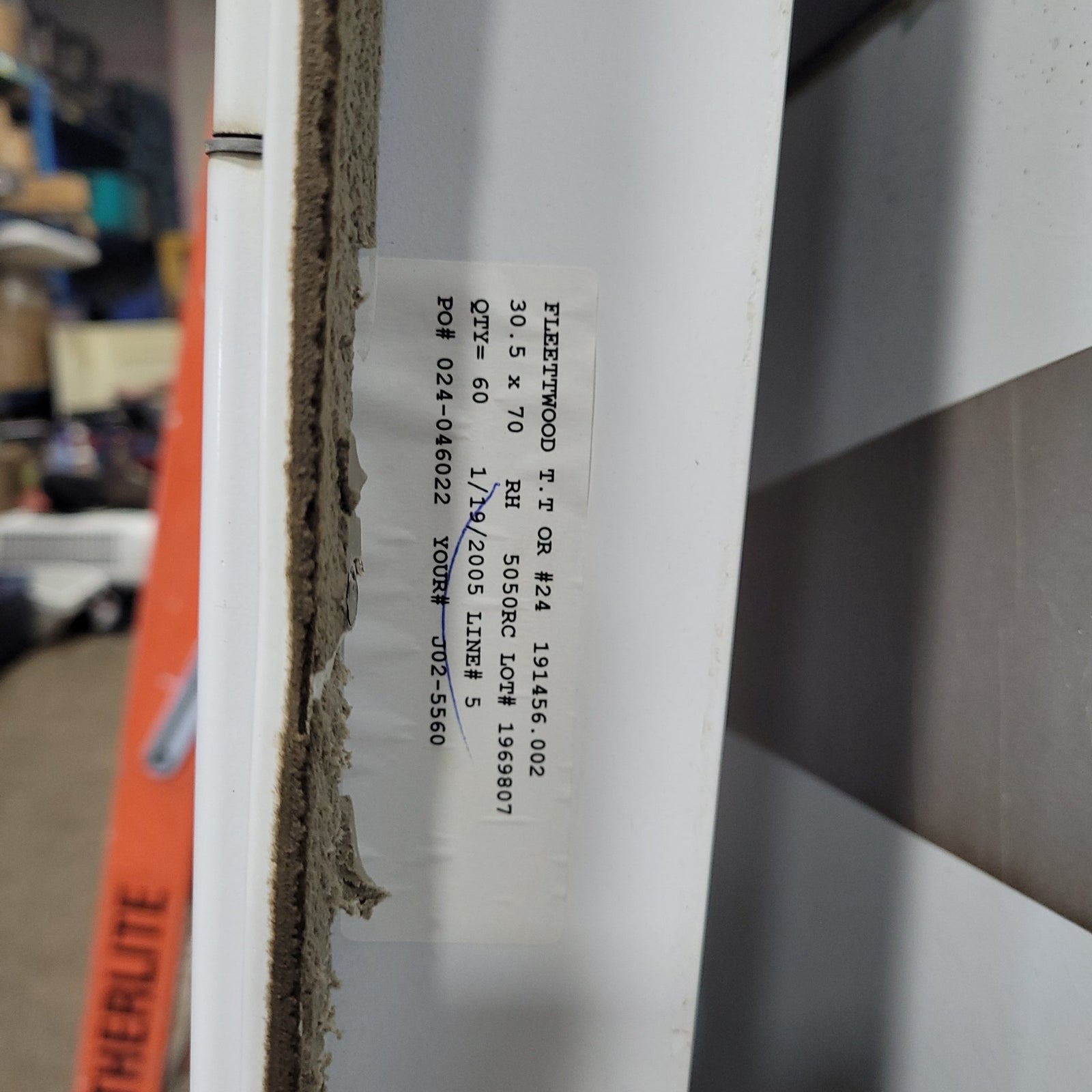 Used RV Radius Entry Door 30 1/2