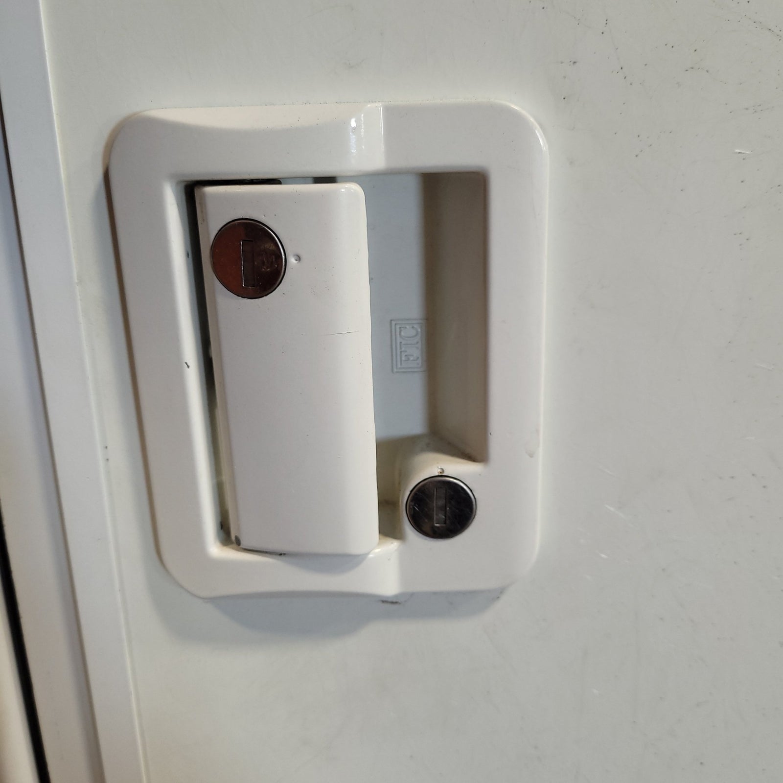 Used RV Radius Entry Door 30 1/2