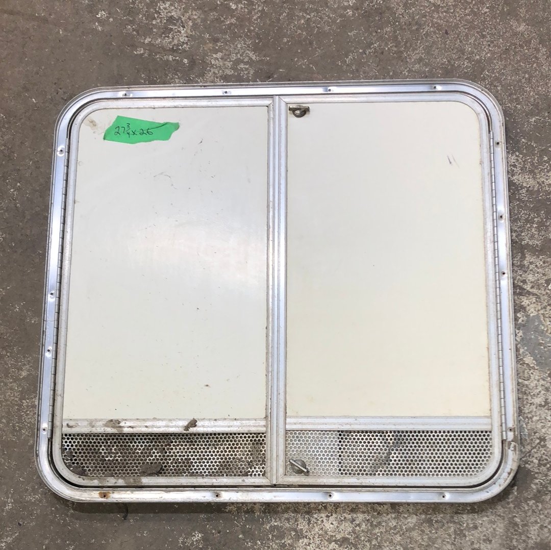 Used RV Radius Generator Cargo / compartment Door 28 x 26 - Young Farts RV Parts