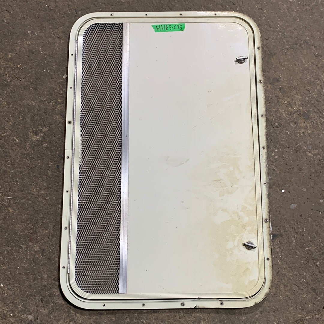 Used RV Radius Generator Cargo / compartment Door 31 3/4" x 20 1/2" x 1/2" - Young Farts RV Parts