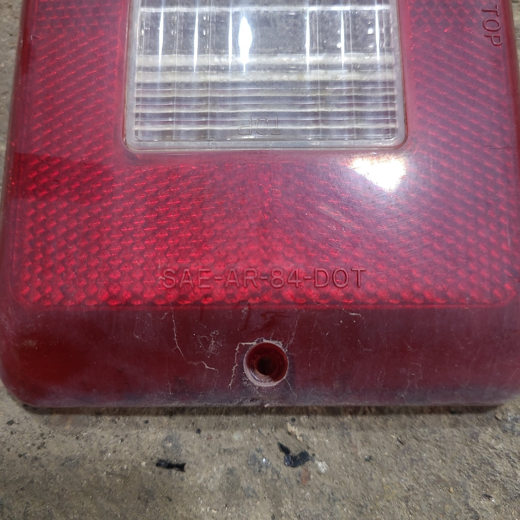 Used RV Tail Light Assembly Replacement Lens - Young Farts RV Parts