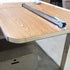 Used RV Wall Mount Table Top With Single Leg 39 1/2" L x 27 3/4" W - Young Farts RV Parts