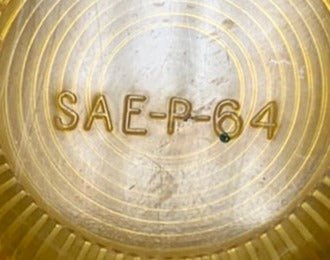Used SAF-T-RAY 293 | SAE-P-64 Replacement Lens for Marker Light | Amber - Young Farts RV Parts