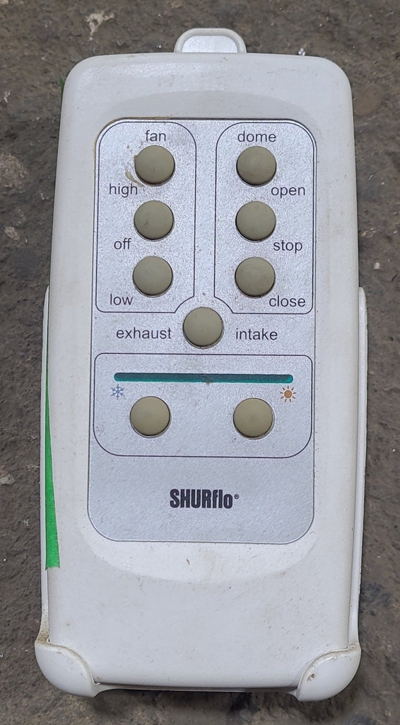 Used SHURflo fan Remote Controller with Cradle - Young Farts RV Parts