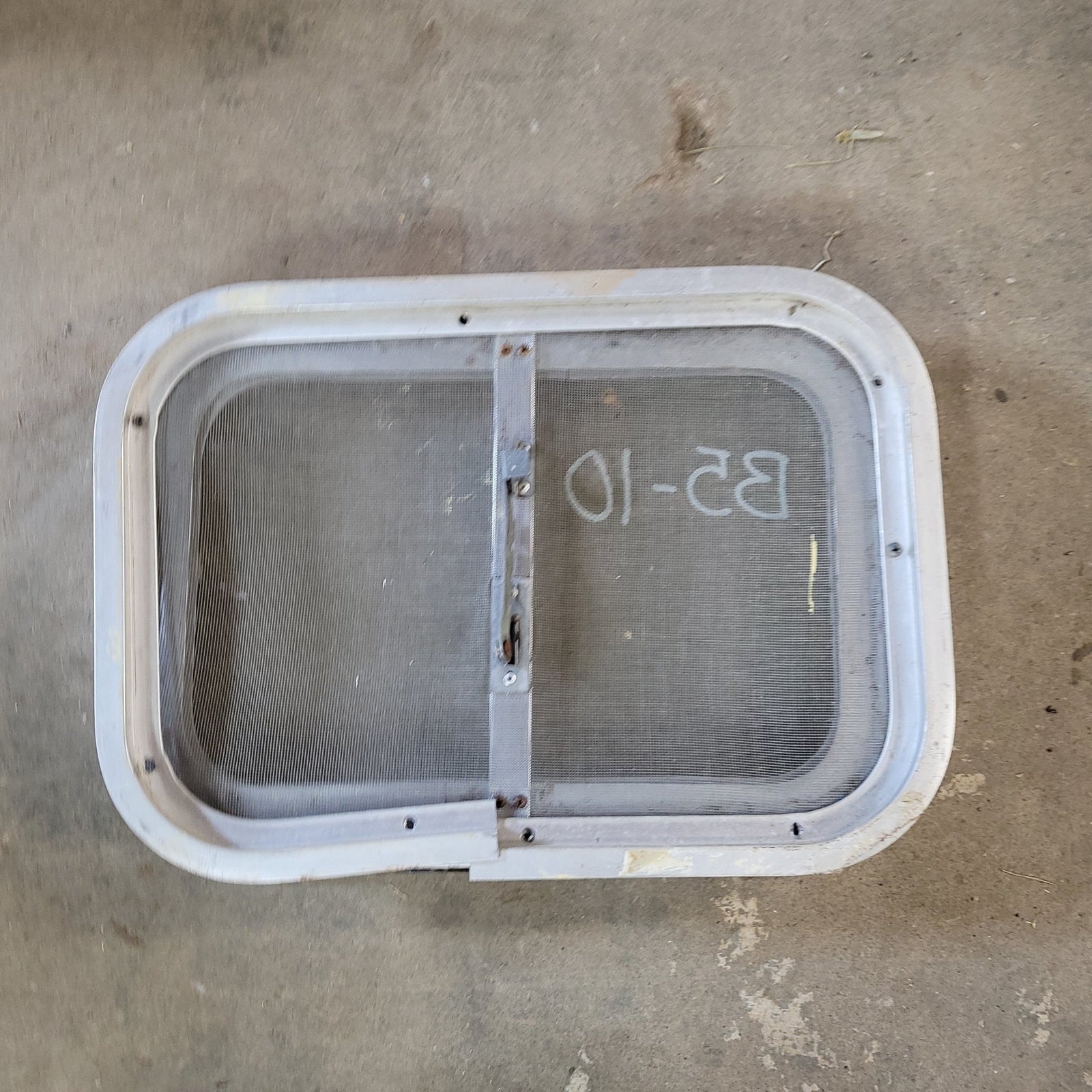 Used Silver Radius Opening Window : 13 X 11 3/4 X 2