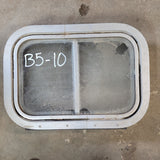 Used Silver Radius Opening Window : 13 X 11 3/4  X 2