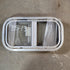 Used Silver Radius Opening Window : 17 X 9 X 2" D - Young Farts RV Parts