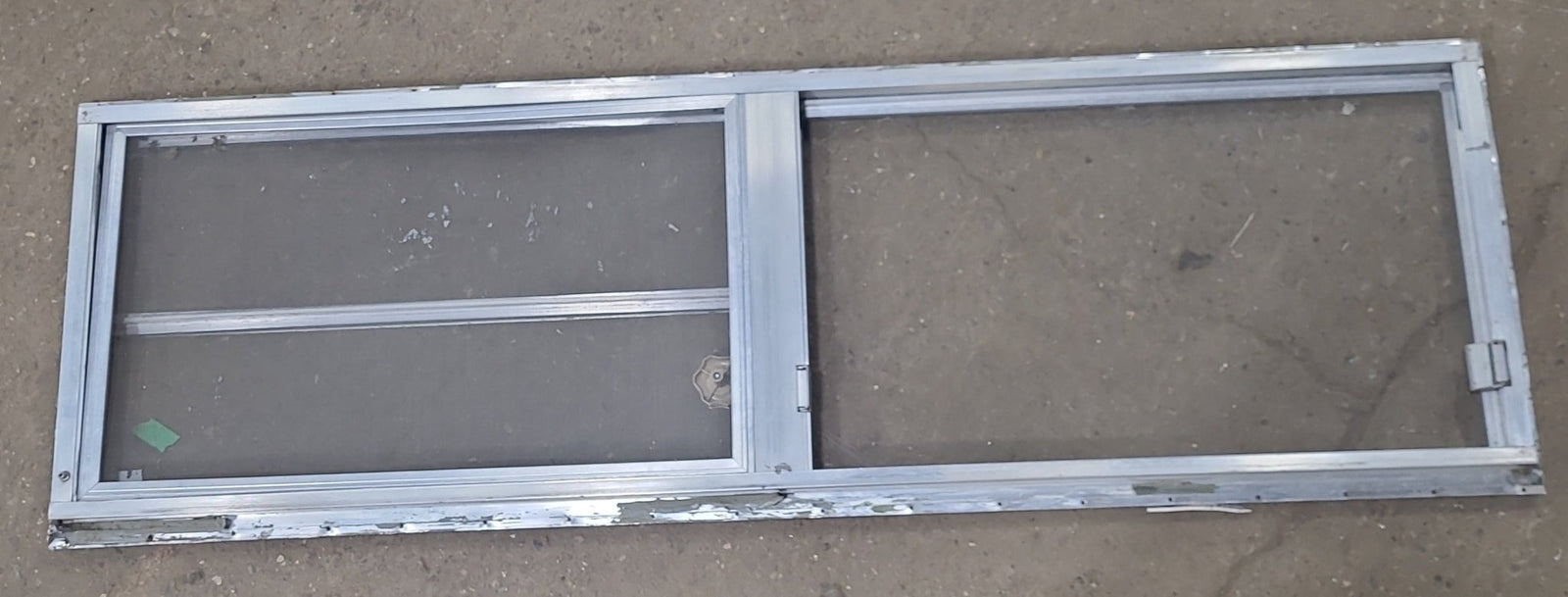 Used Silver Square Emergency Opening Window: 59 3/4