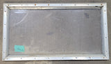 Used Silver Square Non-Opening Window: 29 3/4