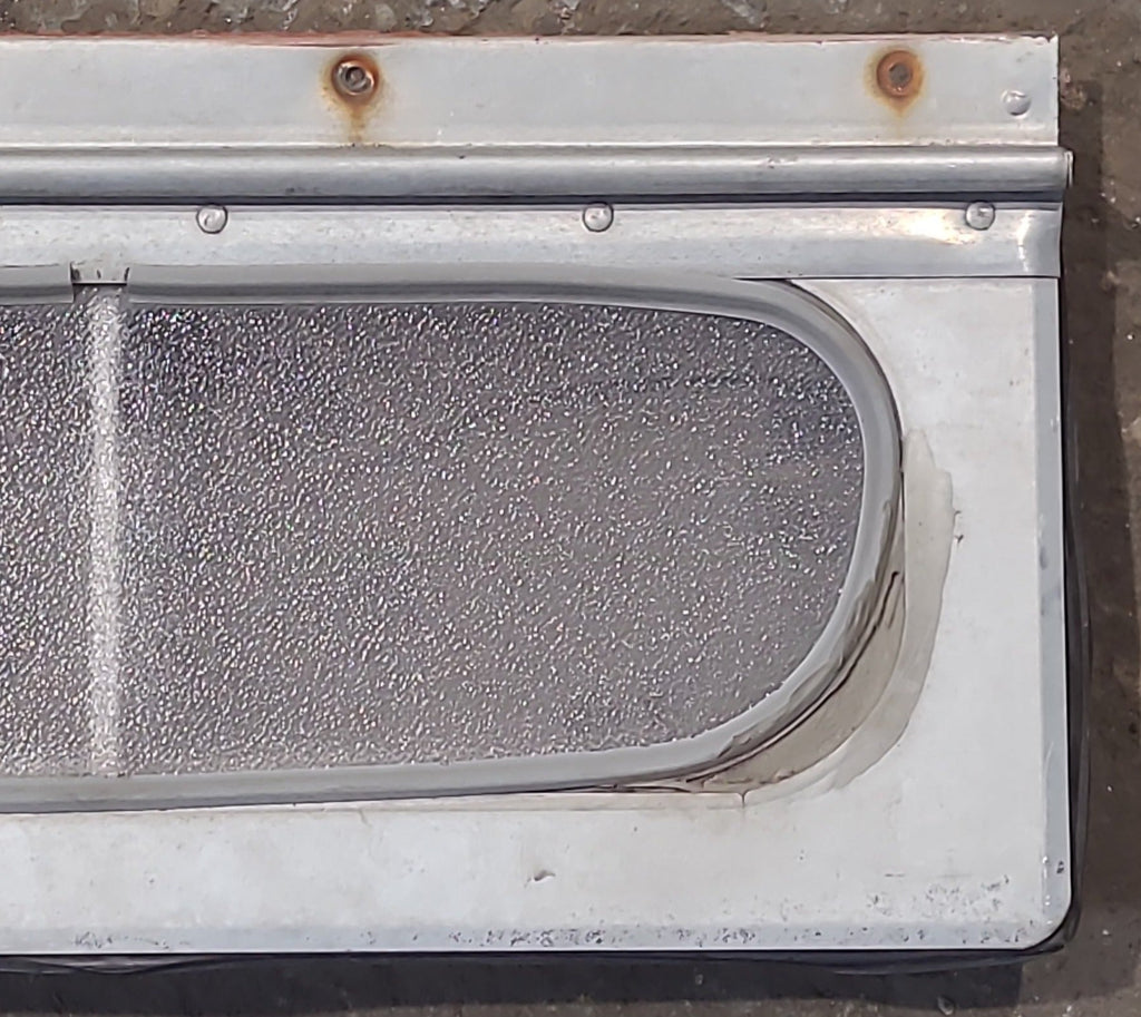Used Silver Square Opening Window: 13 3/4" W x 6" H x 7/8" D - Young Farts RV Parts