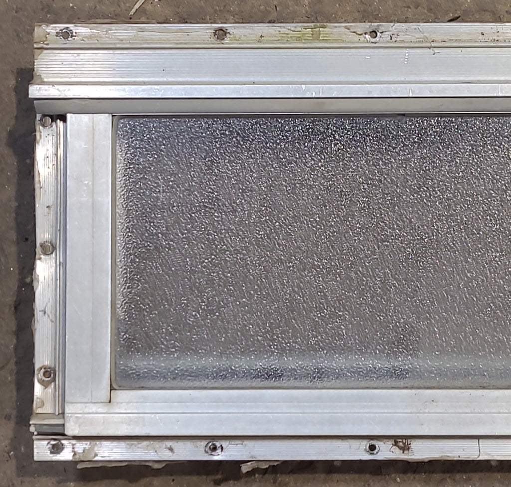 Used Silver Square Opening Window: 13 3/4" W x 7 3/4" H x 1 3/8" D - Young Farts RV Parts