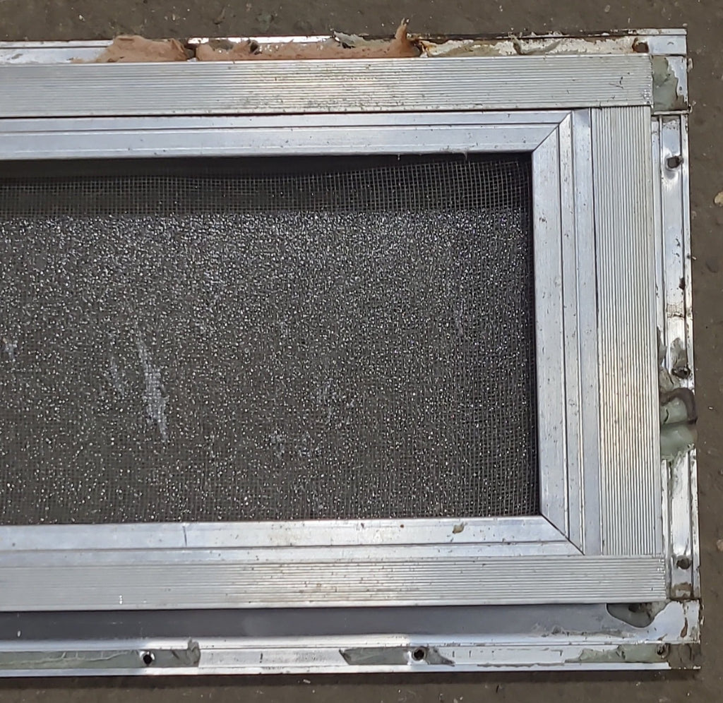 Used Silver Square Opening Window: 17 5/8" X 7 7/8" X 1 1/2" D - Young Farts RV Parts