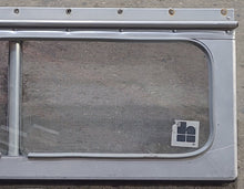 Load image into Gallery viewer, Used Silver Square Opening Window: 24&quot; W x 8 1/2&quot; H x 3/4&quot; D - Young Farts RV Parts