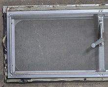 Load image into Gallery viewer, Used Silver Square Opening Window: 24&quot; W x 8 1/2&quot; H x 3/4&quot; D - Young Farts RV Parts