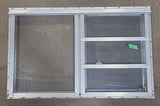 Used Silver Square Opening Window: 35 1/2