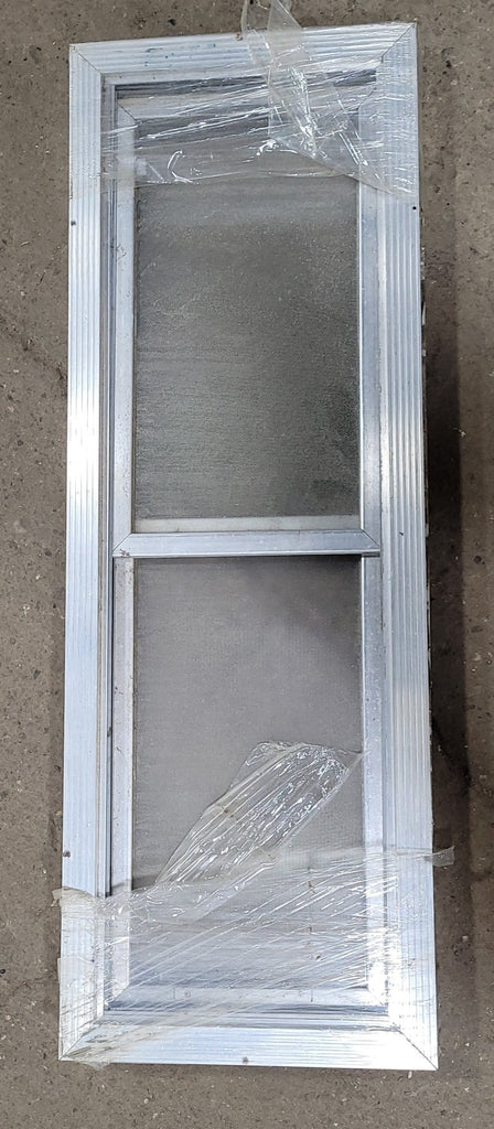 Used Silver Square Opening Window: 36" X 11 1/2" X 1 1/4" D - Young Farts RV Parts