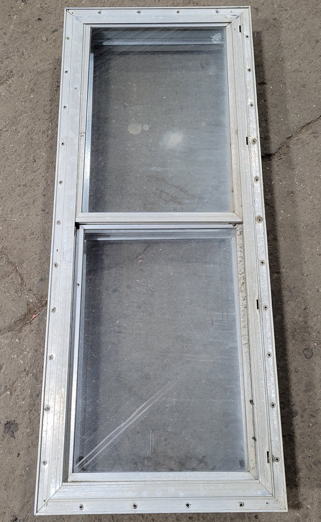 Used Silver Square Opening Window: 40 1/8" X 15" X 3 1/4" D - Young Farts RV Parts