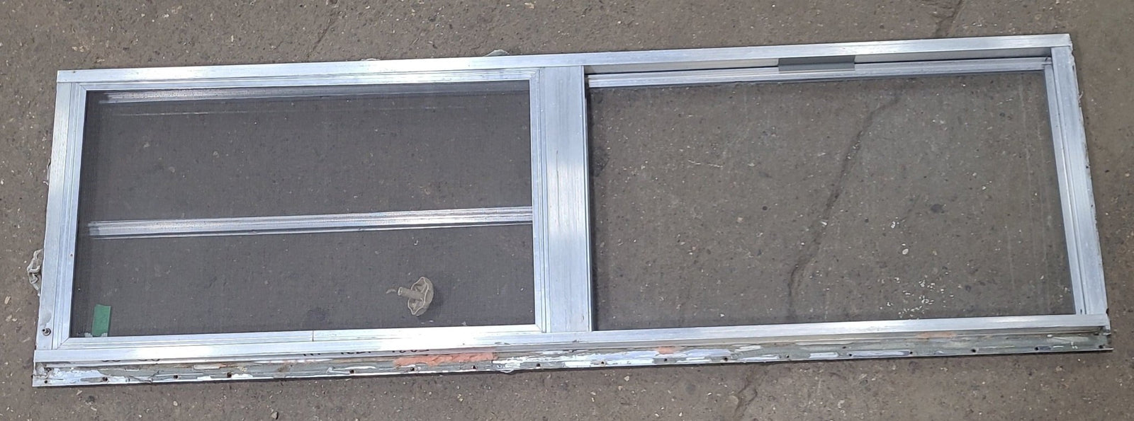 Used Silver Square Opening Window: 59 3/4