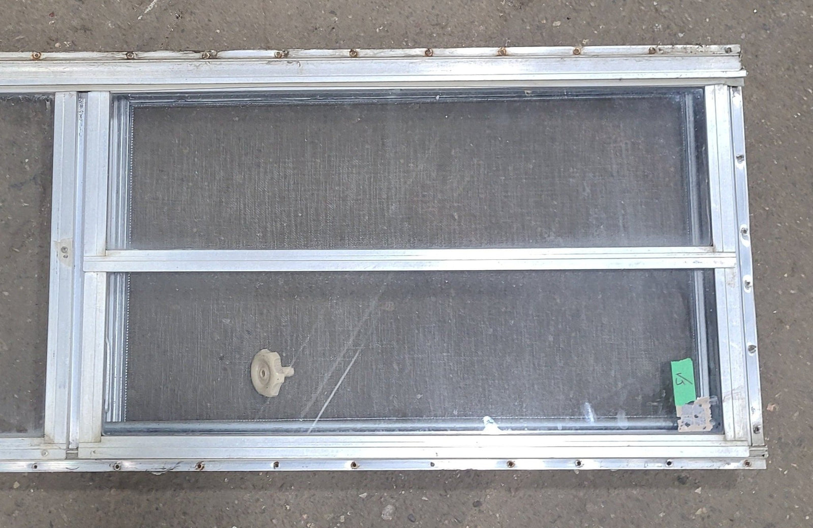 Used Silver Square Opening Window: 59 3/4