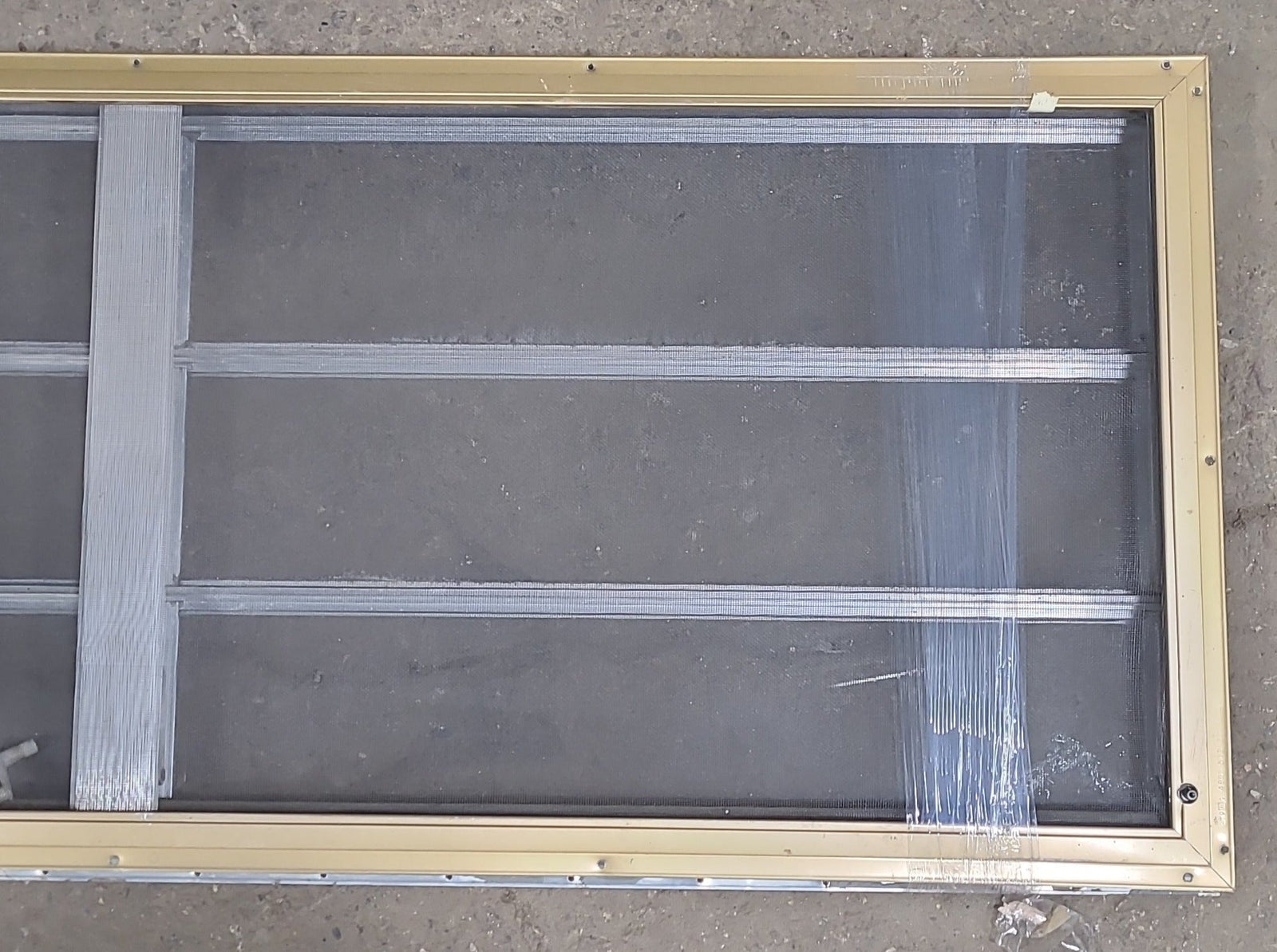 Used Silver Square Opening Window: 59 3/4