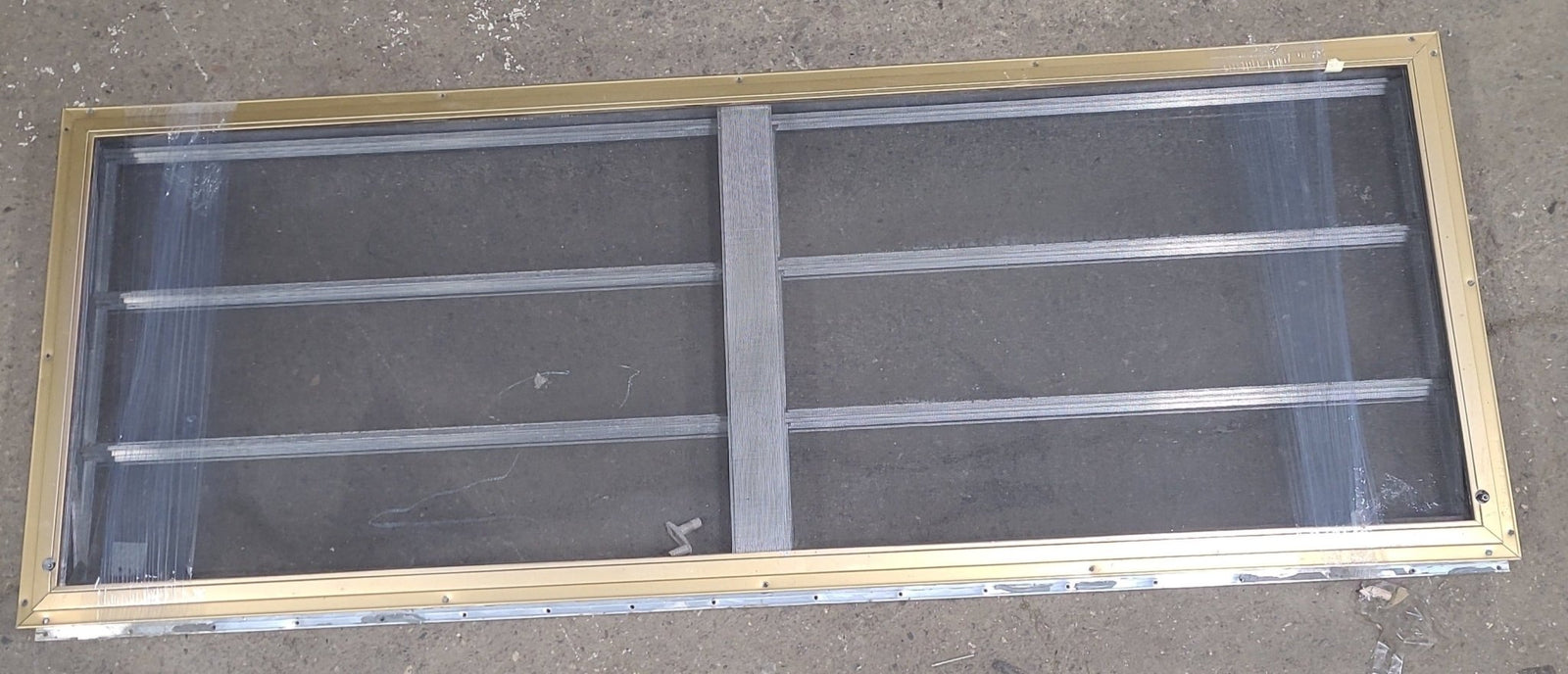 Used Silver Square Opening Window: 59 3/4