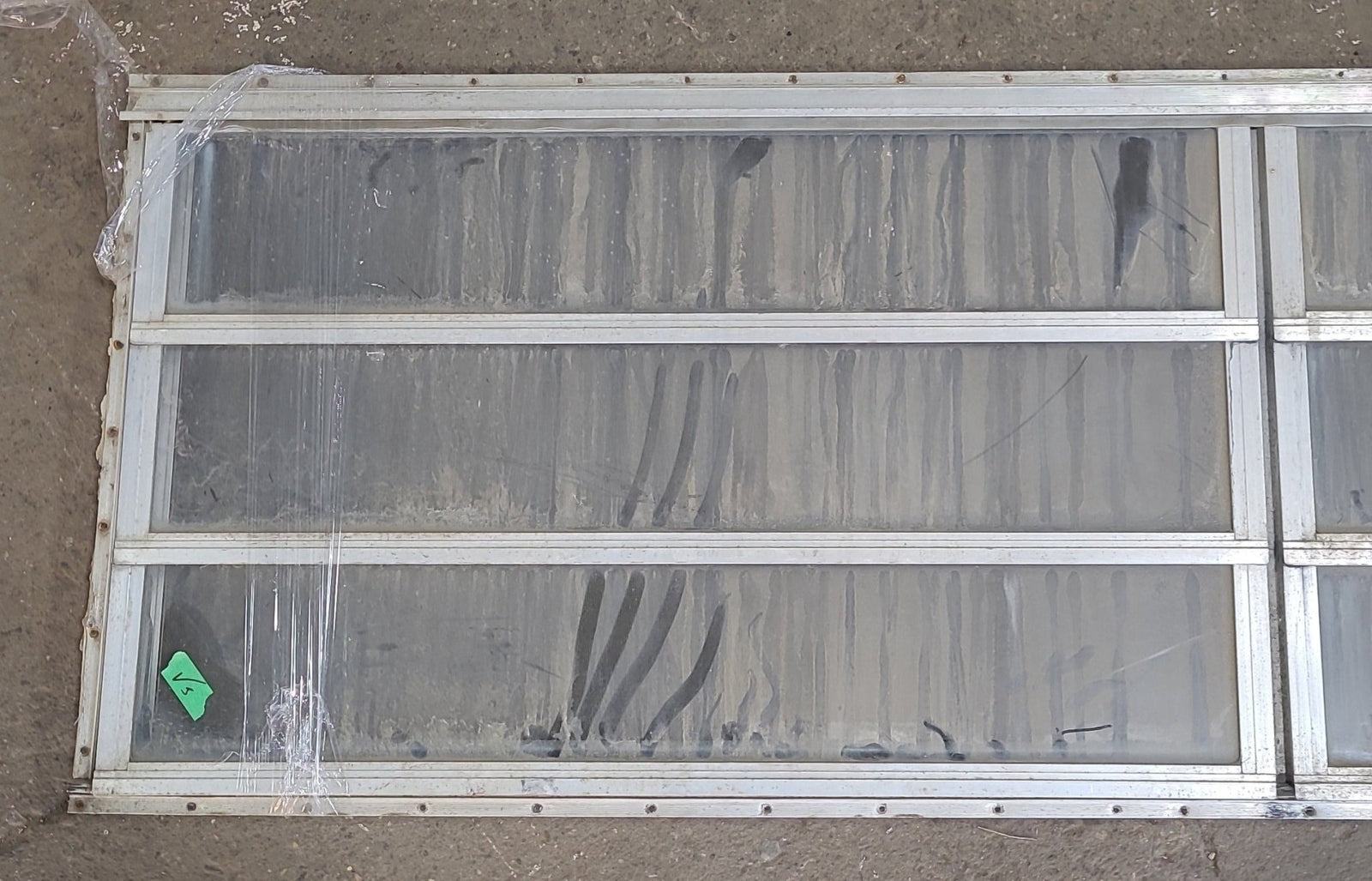 Used Silver Square Opening Window: 71 3/4