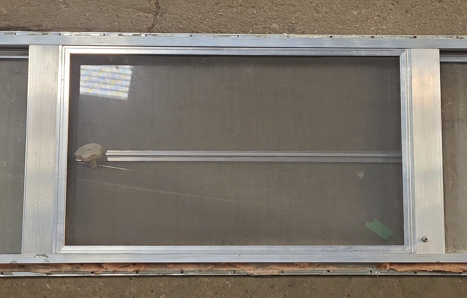 Used Silver Square Opening Window: 77 3/4