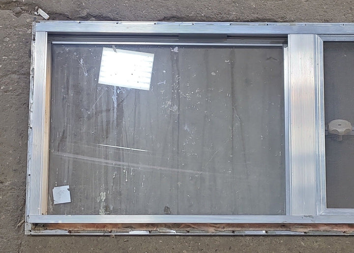 Used Silver Square Opening Window: 77 3/4" X 17 3/4" X 1 1/2" D - Young Farts RV Parts