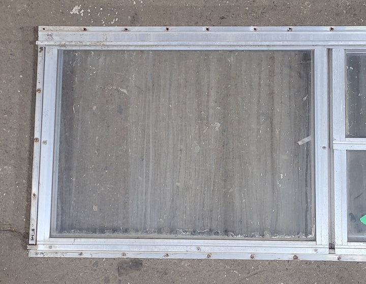 Used Silver Square Opening Window: 77 3/4" X 17 3/4" X 1 1/2" D - Young Farts RV Parts