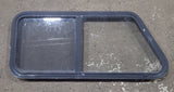 Used Slanted Black Radius Opening Window : 41 3/4