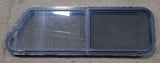 Used Slanted Black Radius Opening Window : 48 1/4