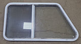 Used Slanted White Radius Opening Window :  41 1/2