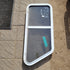 Used Slanted White Radius Opening Window : 42 X 18 X 2" D - Young Farts RV Parts