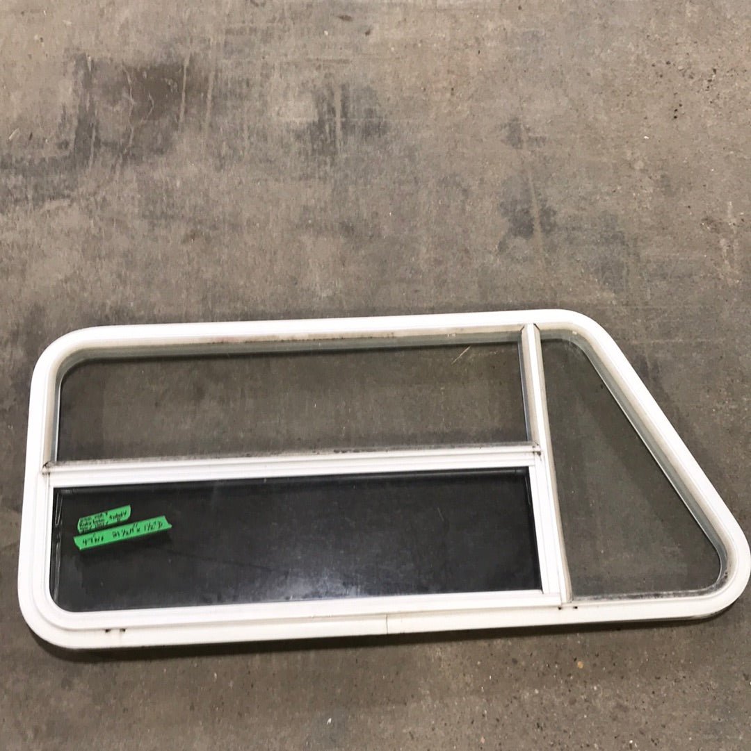 Buy Used Slanted White Radius Opening Window : 47