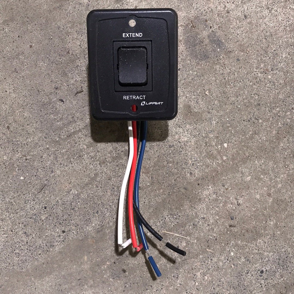 Used Solera Power Awning Switch Kit, Black - Young Farts RV Parts